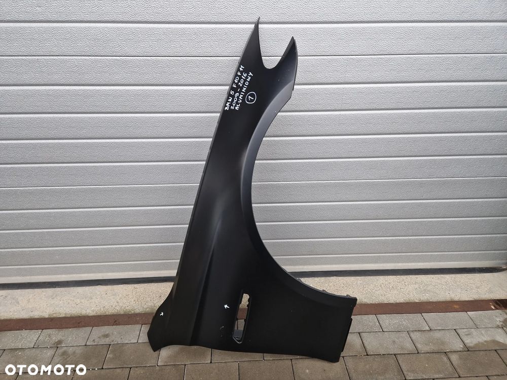 BŁOTNIK PRZEDNI PRAWY BMW5 F10, F11  2009-2016 - NOWY ALUMINIOWY - 1