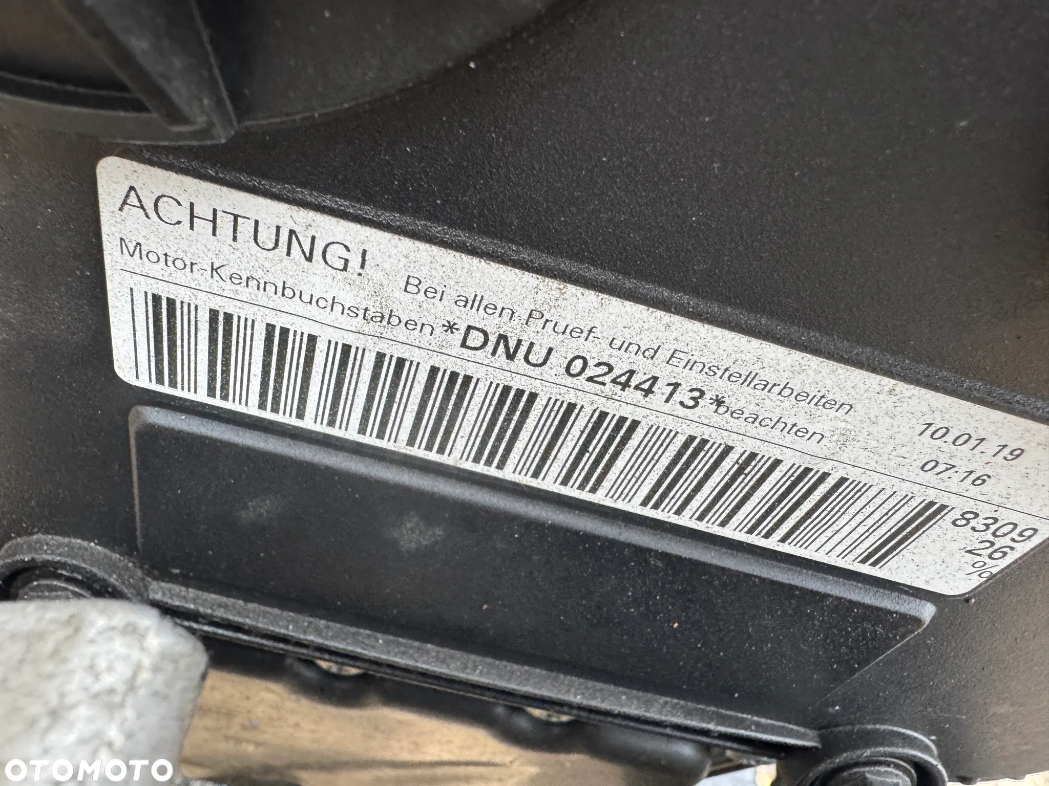 silnik dnu 2.0 tfsi skoda superb 19r. kompletny 272km 80 tys km - 8