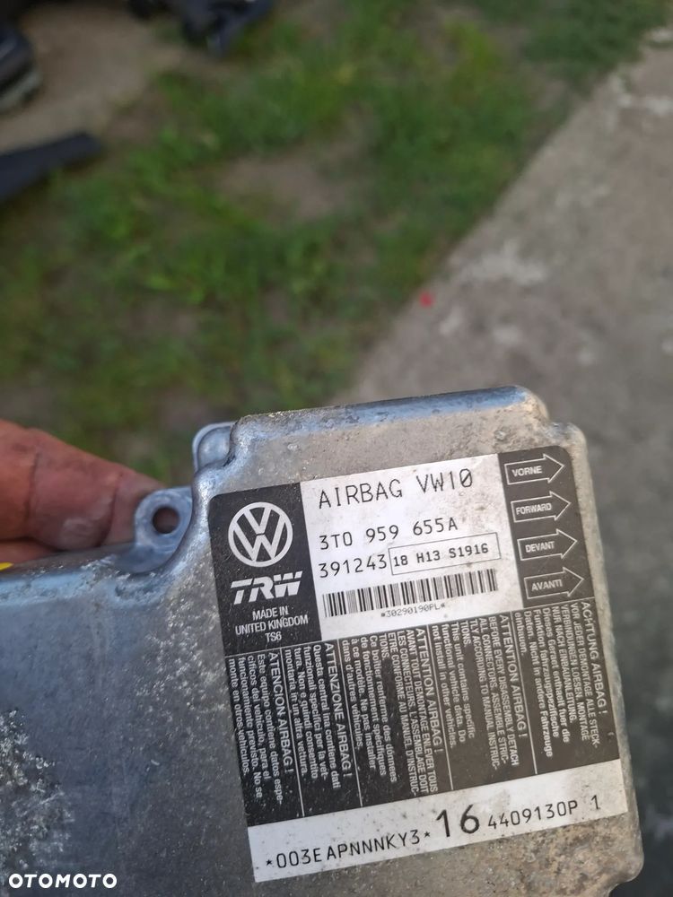 Skoda superb 2 deska airbag poduszki pasy poznań - 4