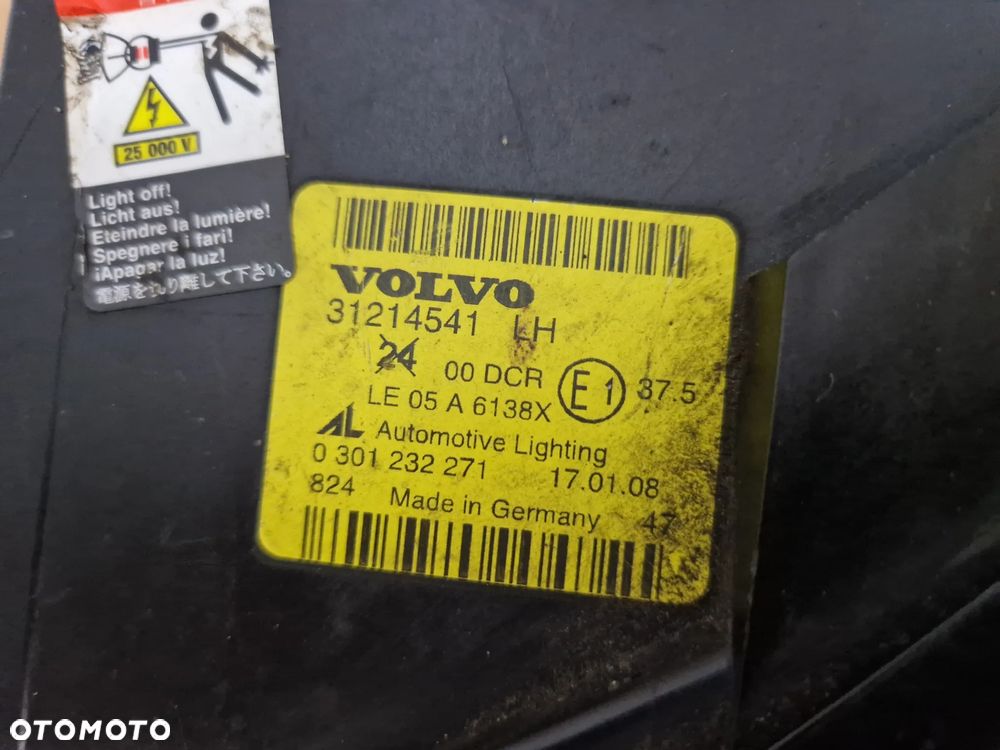 VOLVO C30 LAMPA LEWA XENON 06-10 EUROPA - 6