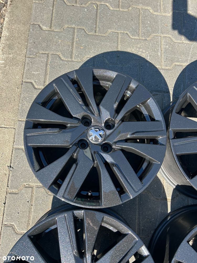 Alufelgi Peugeot Citroen 16 cali 4x108 oryginalnyme czarne - 4