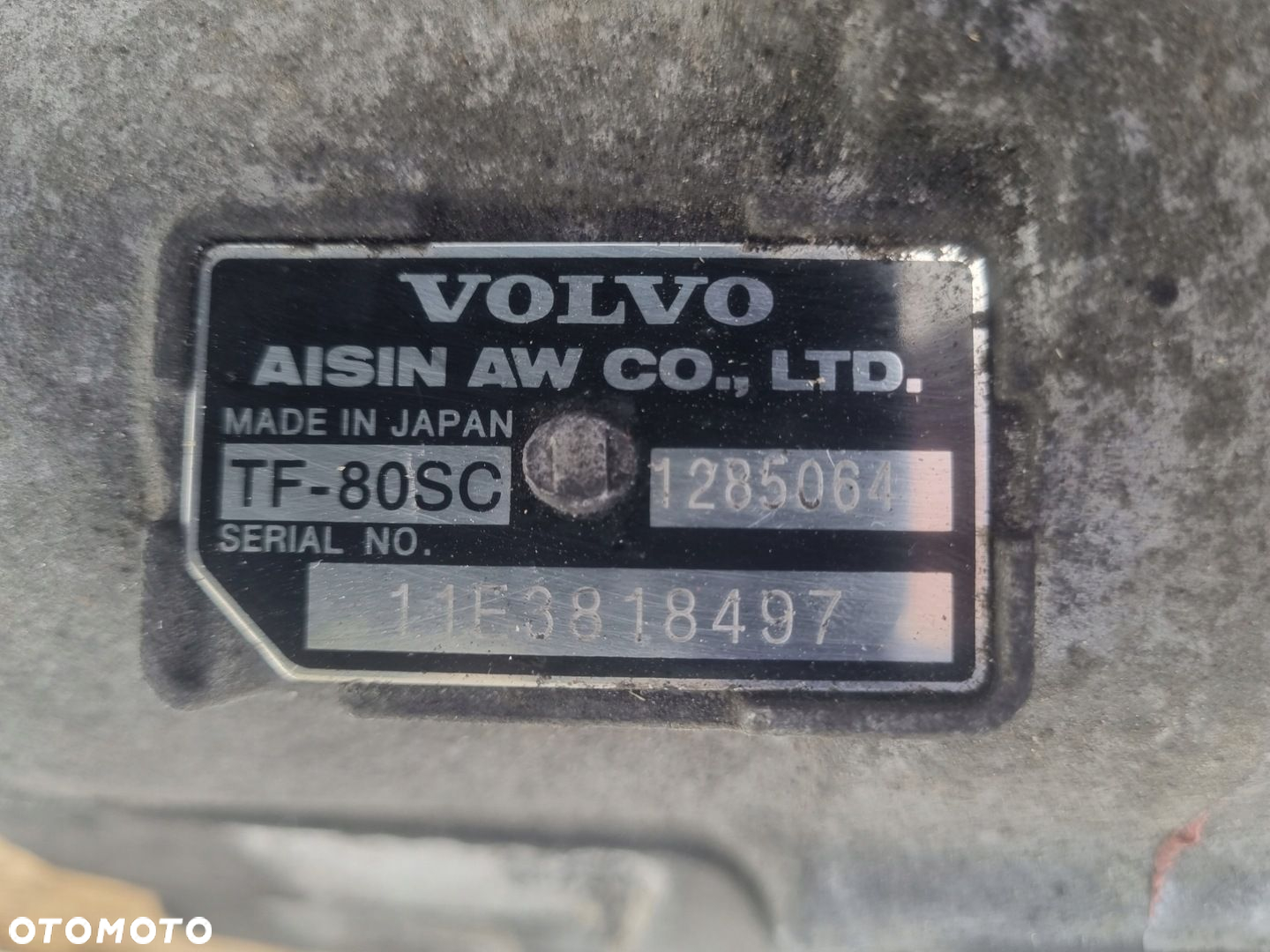 Volvo C30 V50 S40 II 2.0 D D3 AUTOMATYCZNA SKRZYNIA BIEGÓW automat 1285064 - 2