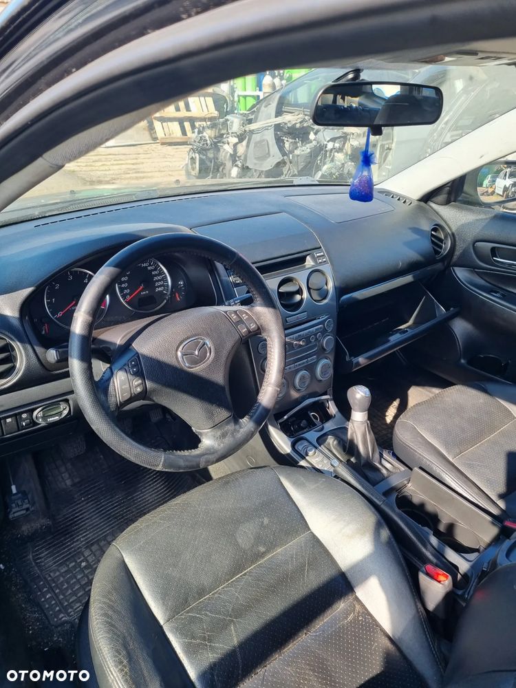 Mazda 6 kombi 2002r 2.0d  lakier 16w xenon, dvd navi, skóra, hak na części - 6