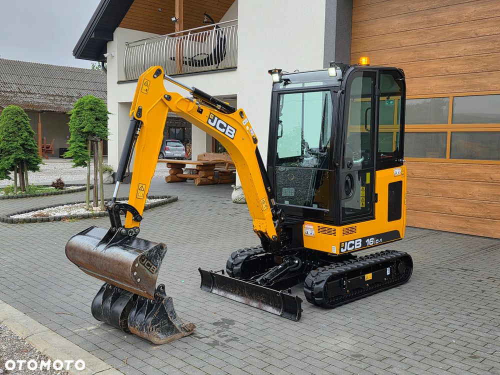 JCB JCB 16 C-1 mini koparka 3 łyżki szybkozłącze 19c1 sprowadzona 8018 serwisowana - 22
