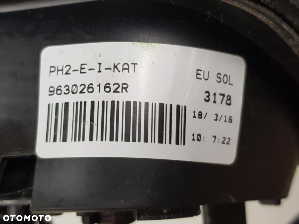 Lusterko zewnętrzne boczne lewe Lewy Przód Renault Clio IV 9 Pin Białe - 4