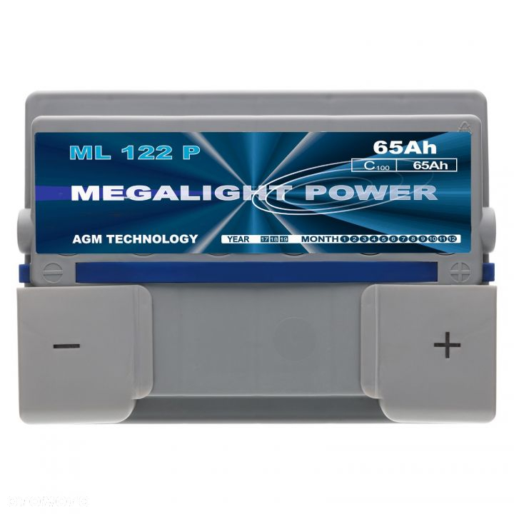 Akumulator MEGALIGHT AGM 65Ah - 3