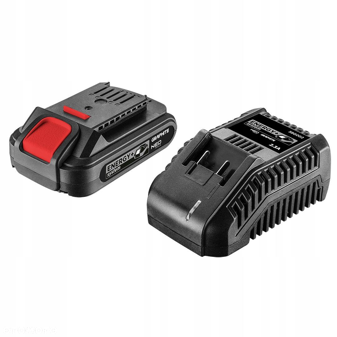 GRAPHITE KLUCZ UDAROWY AKUMULATOROWY 18V BEZSZCZOTKOWY 450Nm 58G038 2.0Ah - 6