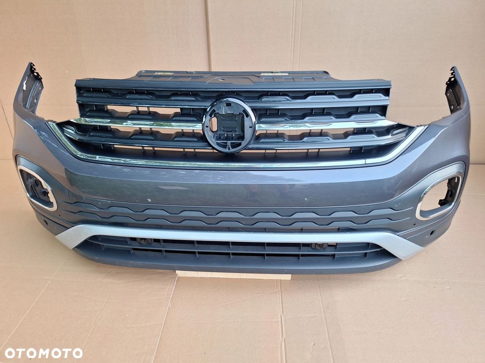 VW T-Cross 2GM 18-22 KOLOR: LB7Q RAUCHGRAU ZDERZAK PRZÓD PRZEDNI ORYG. VW 2GM807221A WYSYŁKA 24H - 1