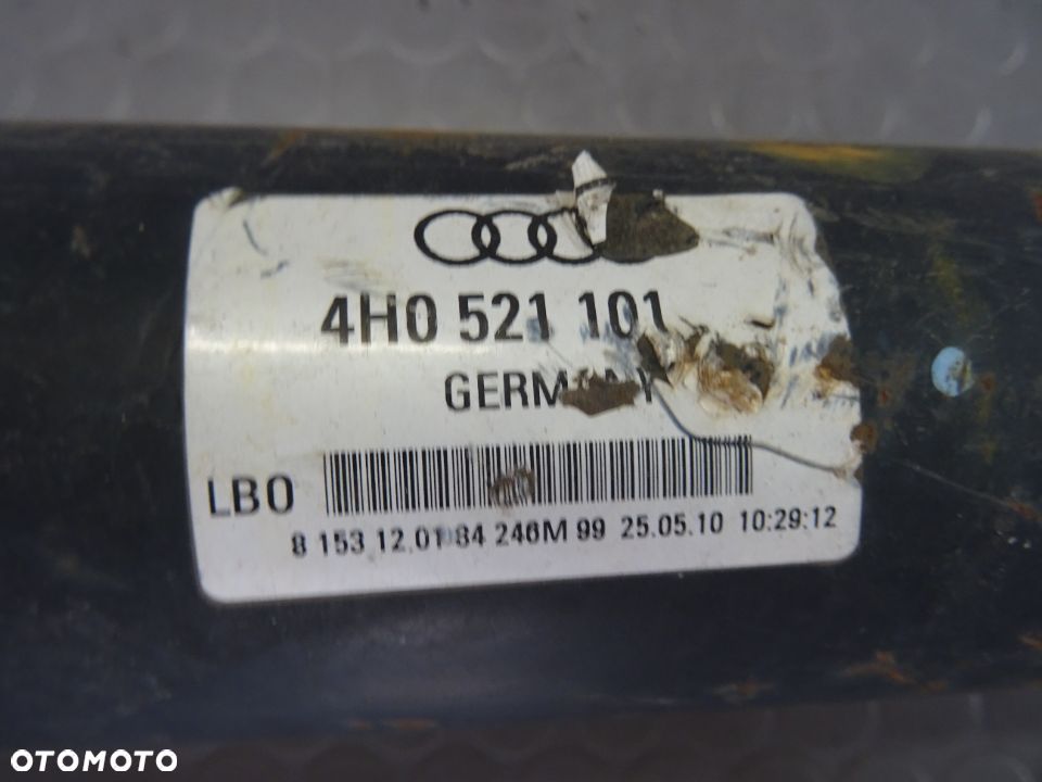 4H0521101 wal napedowy kardana Audi A8 D4 czesci - 2