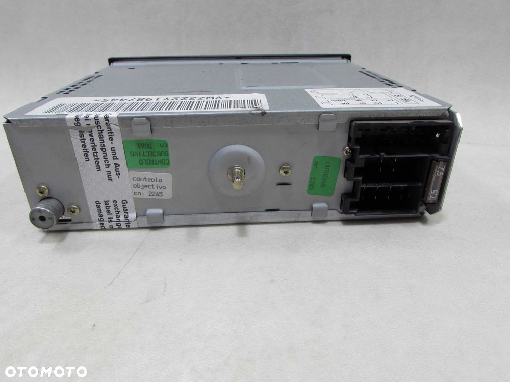 VW PASSAT B5 T5 T4 GOLF IV LUPO RADIO RADIOODTWARZACZ GAMMA 1J0035152E - 5