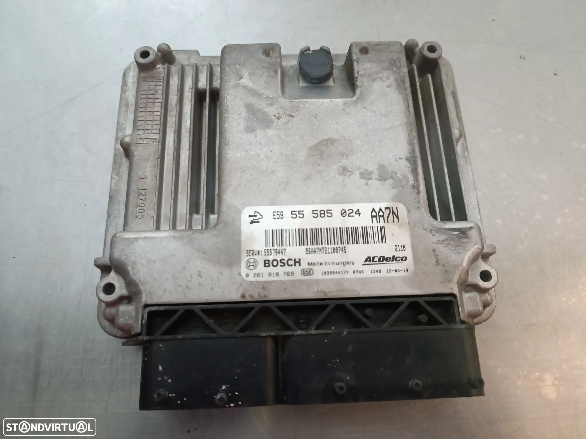 CENTRALINA DO MOTOR OPEL INSIGNIA 2.0CDTI REF. 55585024 0281018769 55579447 - 1
