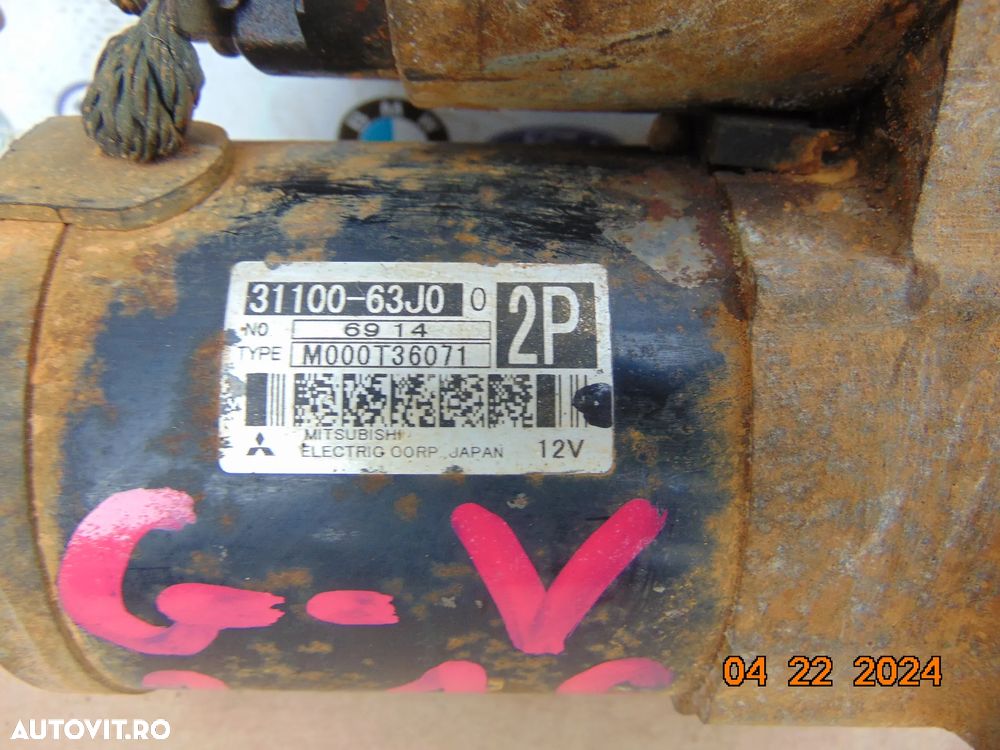 Electromotor Suzuki Vitara 1.6 2005-2012 swift sx4 grand vitara 2 cod j10 - 3