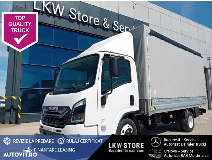 Isuzu M27, Prelata Culisanta/ Curtain Side, NOU/NEW, TOP !!! - 2