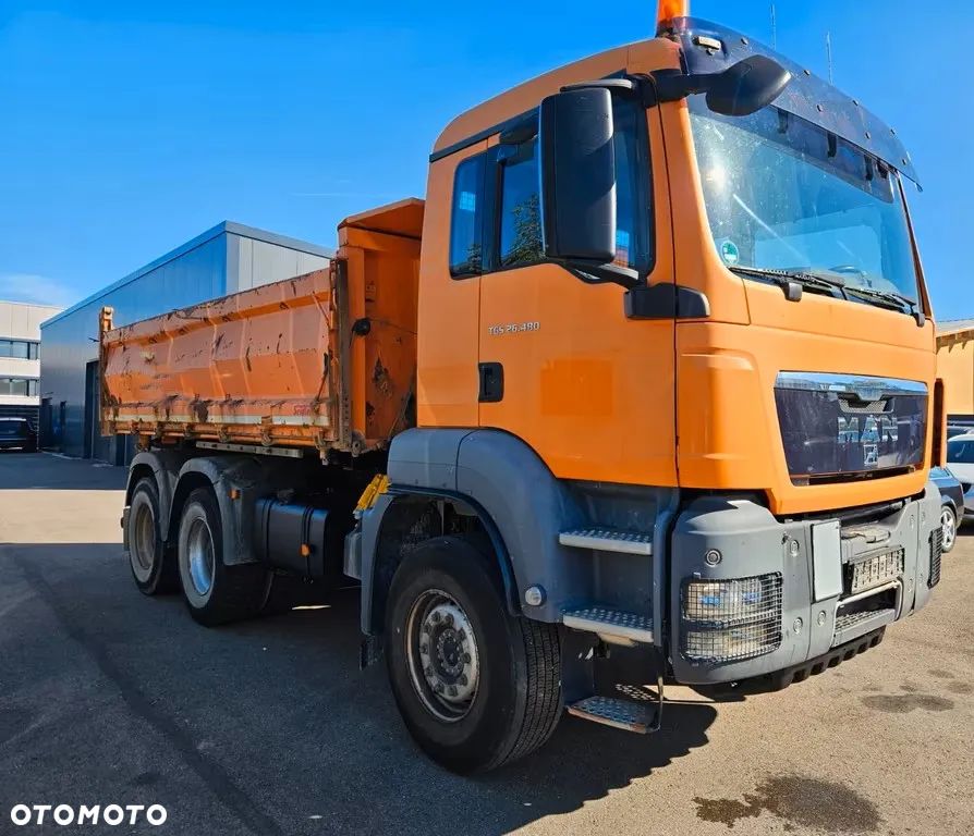 MAN TGS 26.480 6x4 WYWROTKA 3-STRONNA | AUTOMAT | EURO 5 | PRZEBIEG 310 000km! - 1