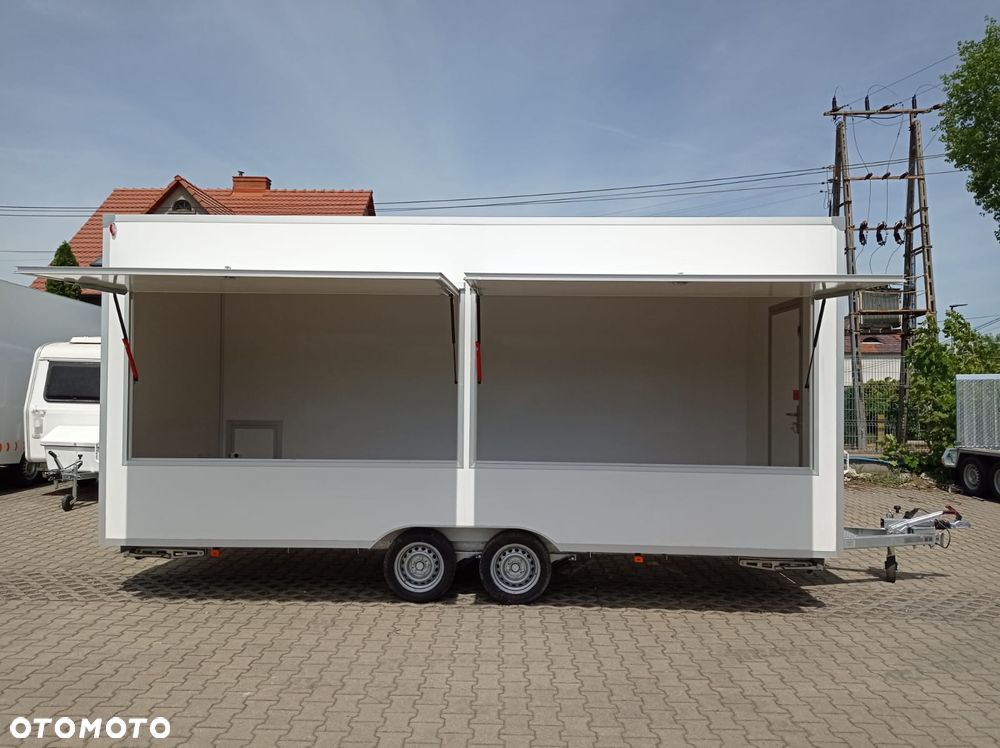 Niewiadów DOSTAWA! H20521HT Przyczepa HANDLOWA gastronomiczna 520x203x230! 2 klapy sprzedażowe, ściany z LAMINATU! DMC 2000kg - 7