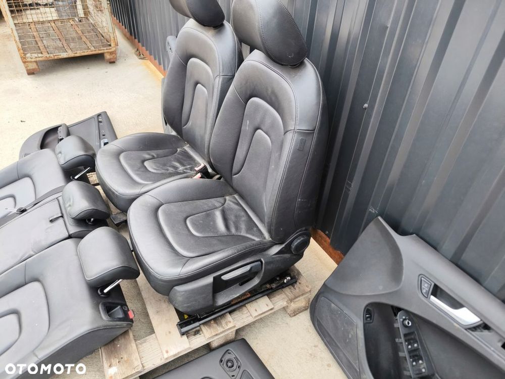 FOTEL FOTELE AUDI A4 B8 KOMPLET SKÓRA BEZ PODGRZEWANIA ! *2 - 6