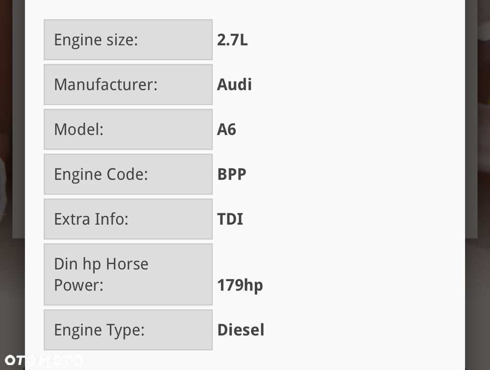 Skrzynia JMC SKRZYNIA BIEGÓW MANUALNA AUDI A6 C6 2.7 TDI JMC nr mag: 482 - 4
