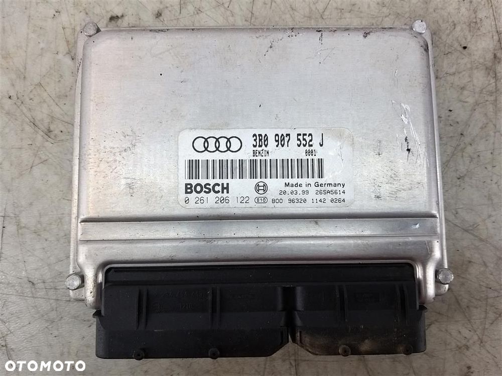 Komputer sterownik silnika Audi A6 C5 2,4 B 0261206122 3B0907552J BOSCH - 1