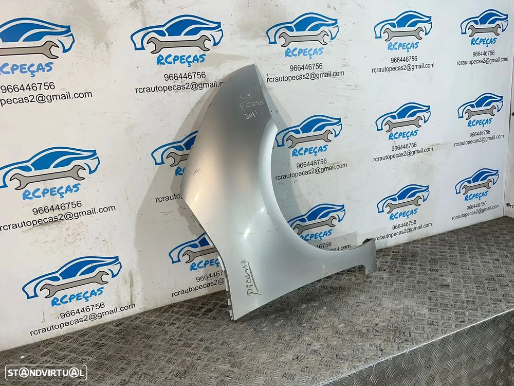 .Guardalamas Frente Frontal Esquerdo Direito Original PSA Citroen C4 Grand Picasso 2006 - 2013 - 8