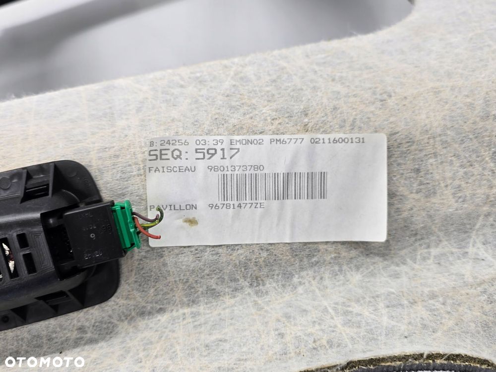 CITROEN DS5 13R PODSUFITKA OSŁONY SŁUPKÓW 96781477ZE - 9