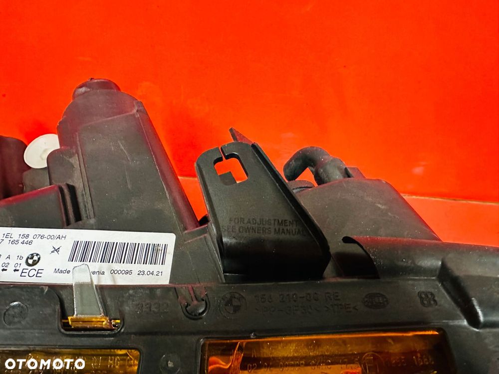 LAMPA PRAWA BMW E65 BI XENON NIE SKRĘTNA BDB EUROPA POMARAŃCZ - 5