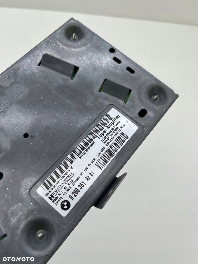 BMW 5 GT F07 MODUŁ RADIA WZMACNIACZ HIFI 9266351 - 4