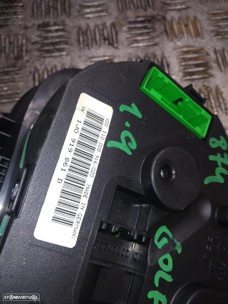 QUADRANTE VOLKSWAGEN GOLF IV 1999 -1J0919861D - 3