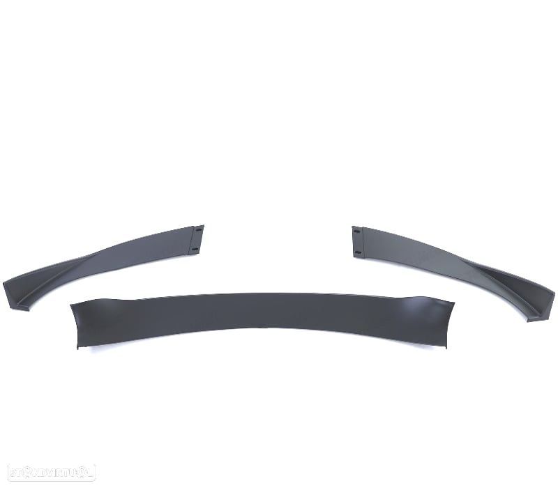 SPOILER LIP BMW E60 E61 03-10 LOOK PACK M HAMANN PRETO MATE - 2