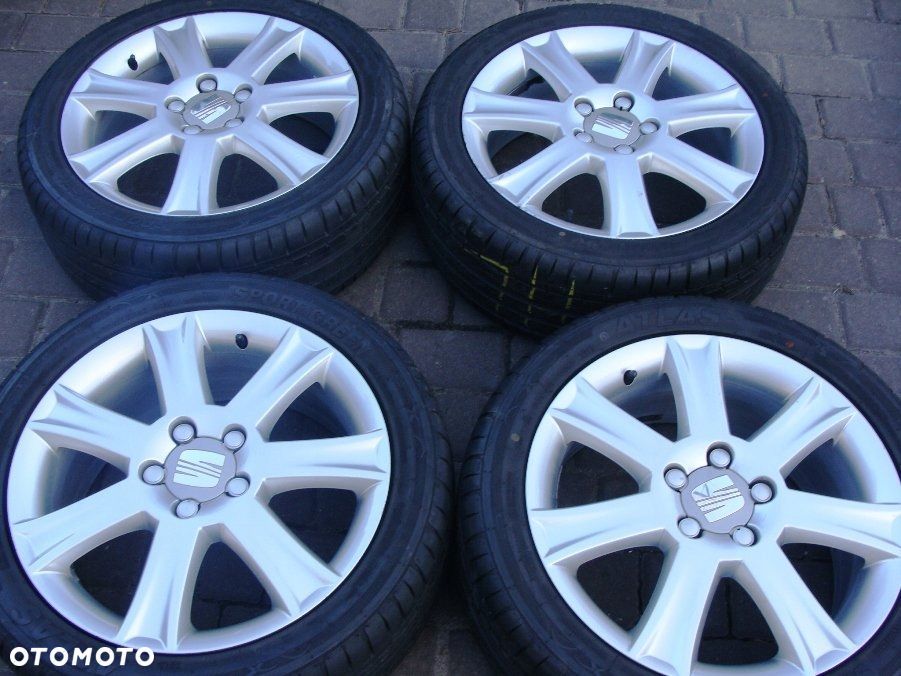 FELGI ALUMINIOWE ORYG.SEAT 17 CALI 5x112 ET54 BDB