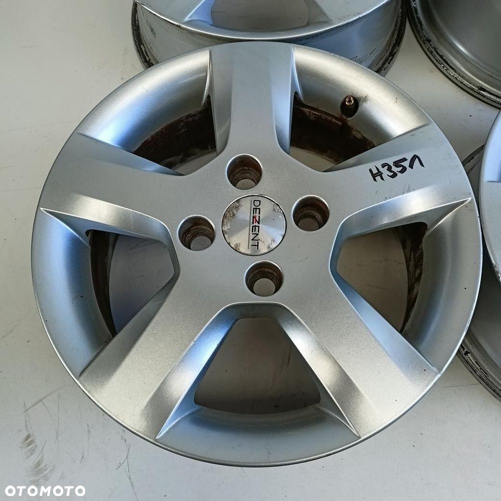 Alufelgi 4x108 15 Ford Fiesta Fusion Focus 4szt (H351) - 5