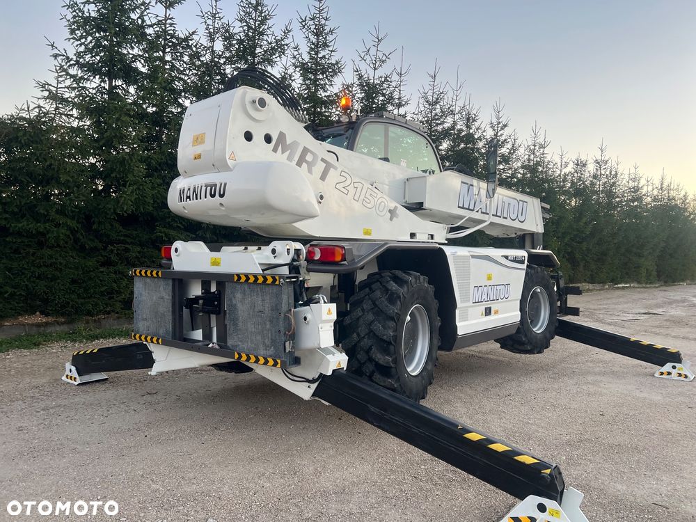 Manitou 2150 Mrt MANITOU ŁADOWARKA TELESKOPOWA Roto  widły kosz PILOT do sterowania  2016/17 1840 2540 2550 kolor od nowości biały Mercedes silnik - 24