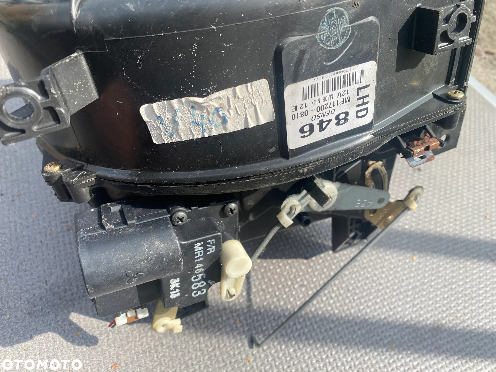 WENTYLATOR DMUCHAWA NAWIEWU VOLVO V40 0130111212 MF1172000810 0160700620 - 4