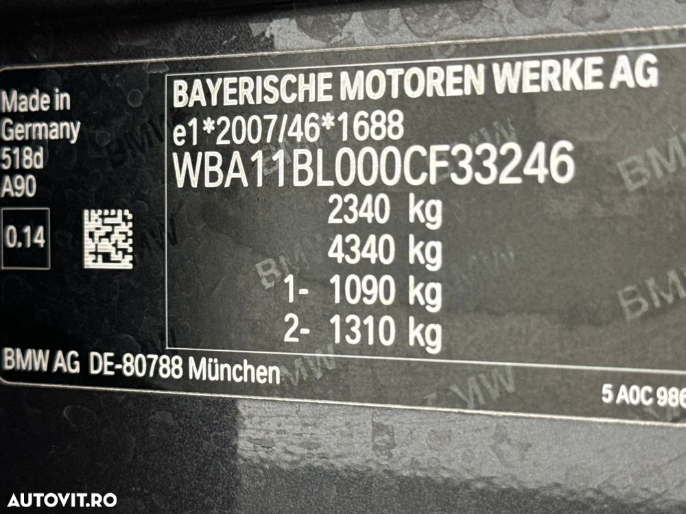 BMW Seria 5 518d AT MHEV - 18