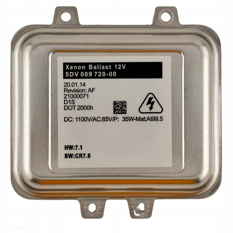 * BRAK BŁĘDU ŚWIATEŁ* AFL przetwornica xenon do INSIGNIA ASTRA 5DV009720-00 - 2