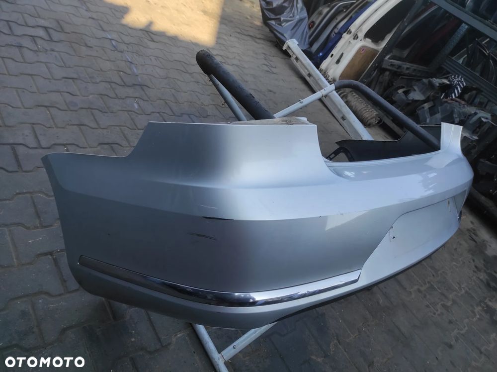 ZDERZAK TYŁ TYLNY VW PASSAT B7 SEDAN DYFUZOR CHROM LA7W SREBRNY WYSYŁKA !!! - 4