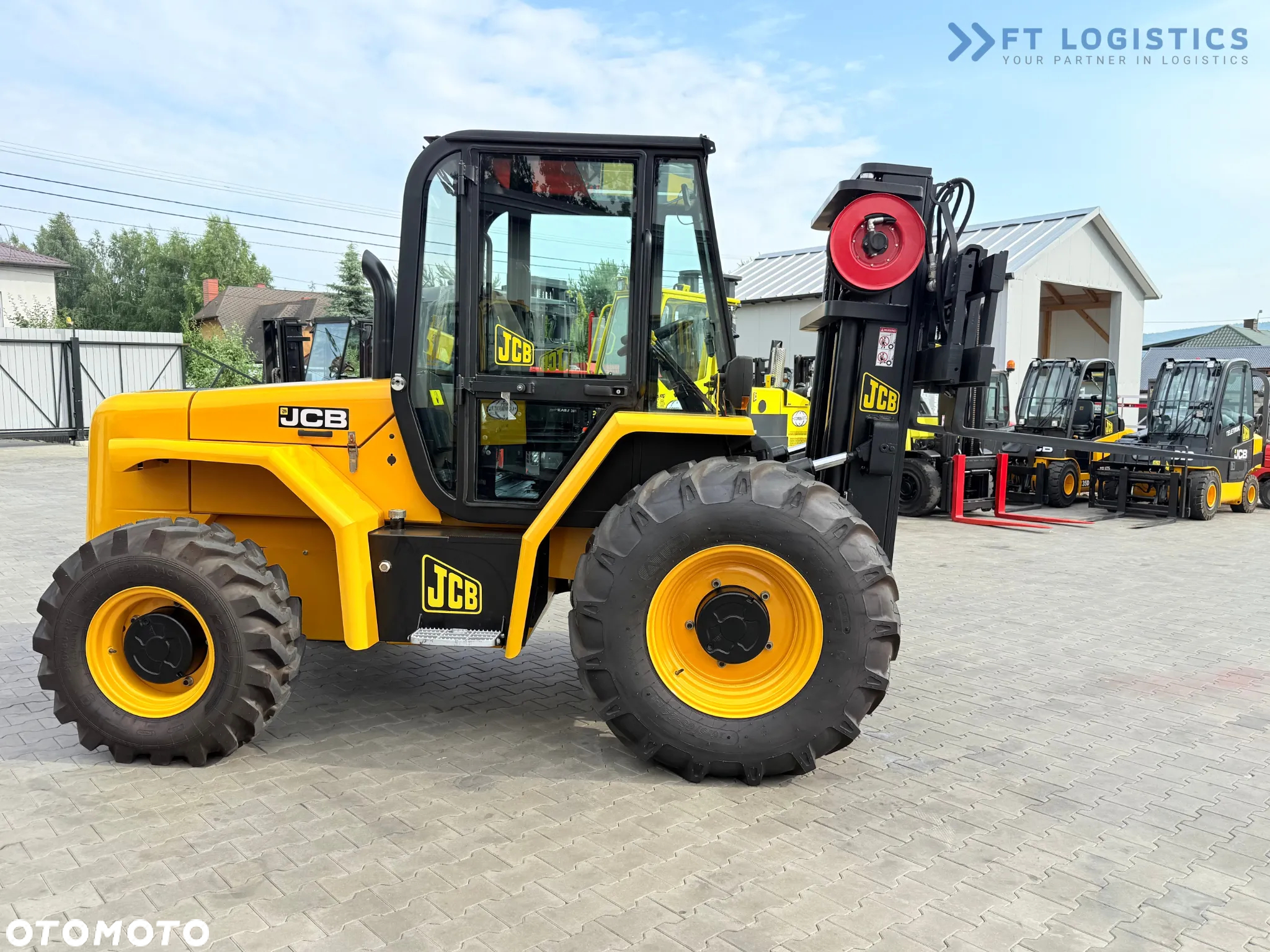 JCB 940 / DIESEL / TRIPLEX 4500MM / POZYCJONER / PRZESÓW WIDEŁ / 4T / NOWE OPONY / JAK NOWY - 20