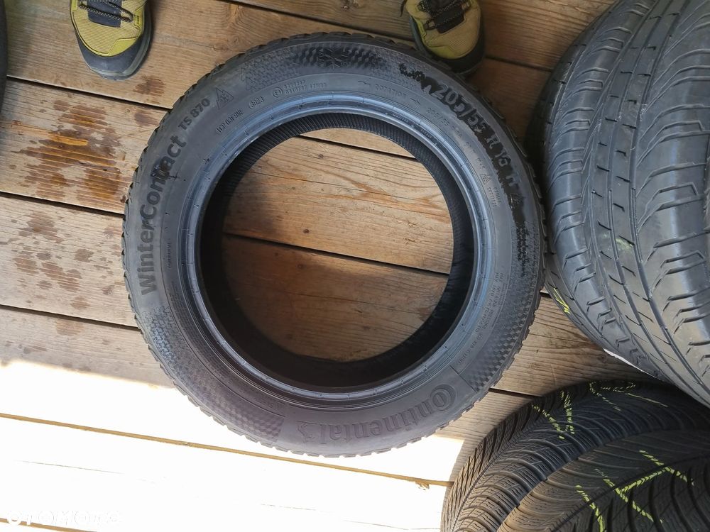 Opony CONTINENTAL WINTER CONTACT TS870 205/55r16 91H 2023r,7,2/5mm bdb stan - 10