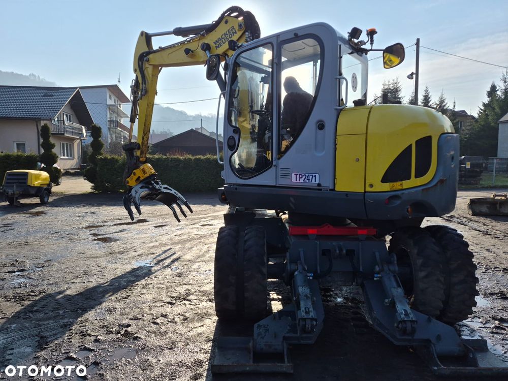 Chwytak hydrauliczny obrotowy 360 stopni na dwóch siłownikach na sworznie fi45mm fi70mm sortujący wyburzeniowy kleszcze pięciopalczaste KBKC RSB-50. NOWE!!! - 26