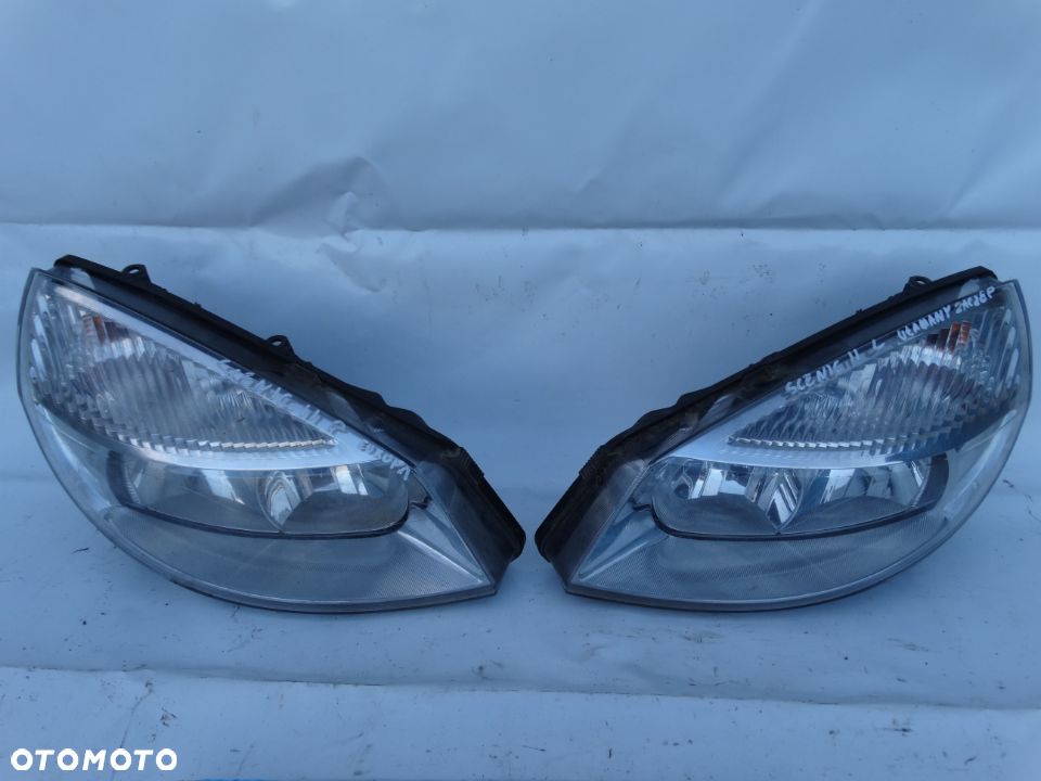 LAMPA LEWA PRAWA PRZÓD PRZEDNIA RENAULT SCENIC II EUROPA F-VAT - 1