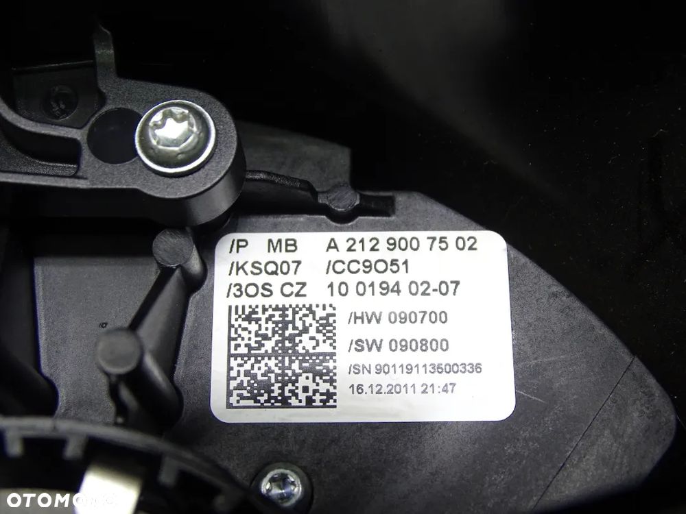 Mercedes C Klasa W204 Taśma Przełącznik zespolony A2129007502 - 4