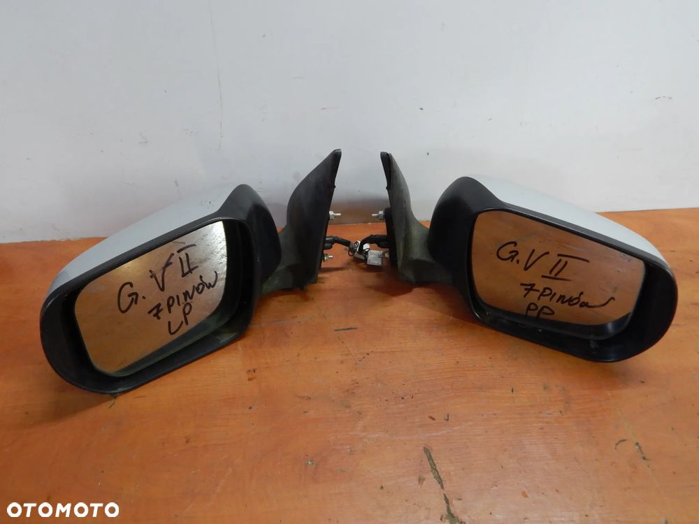 Lusterko lewy przód Suzuki Grand Vitara II LIFT 05-14 Z2S srebrne Łuków części - 3