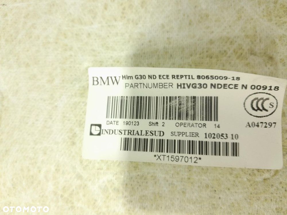 BMW M5 F90 G30 PODSUFITKA CZARNA M-PAKIET 8065009 - 11