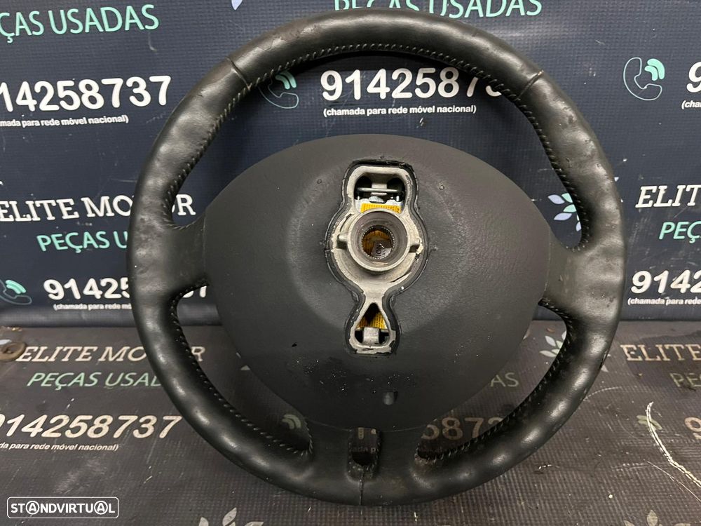 Volante usado pele com airbag RENAULT CLIO III 3 - 7