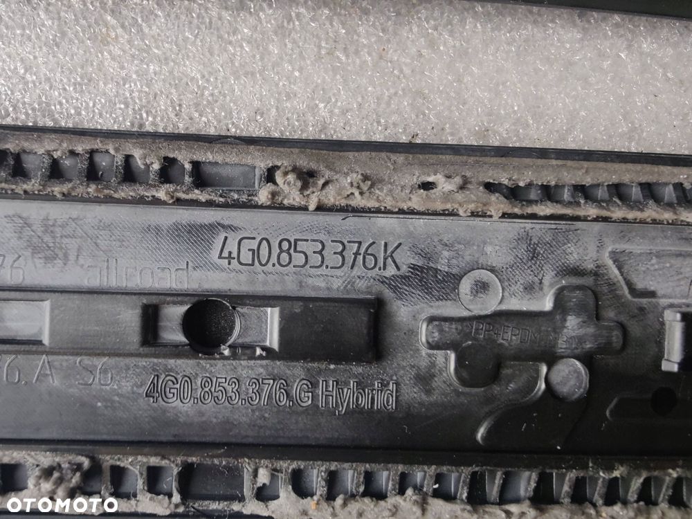 Zestaw nakładek progowych Audi A6 C7 4G0853376K - 7