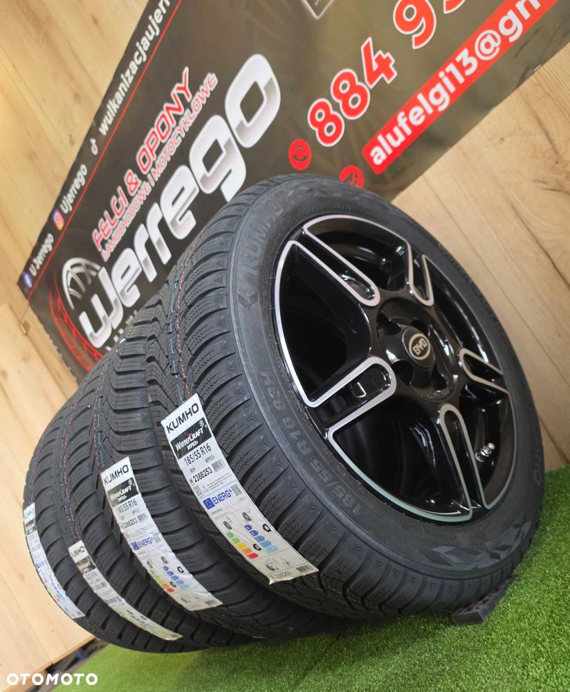 Koła zimowe BYD Dolphin Surf - 16x4x100 - Kumho Winter Craft WP52+ 185/55/R16 + TPMS - 7
