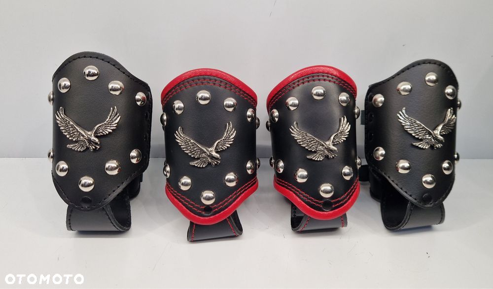 Motocyklowy skórzany uchwyt na napój kubek - 8