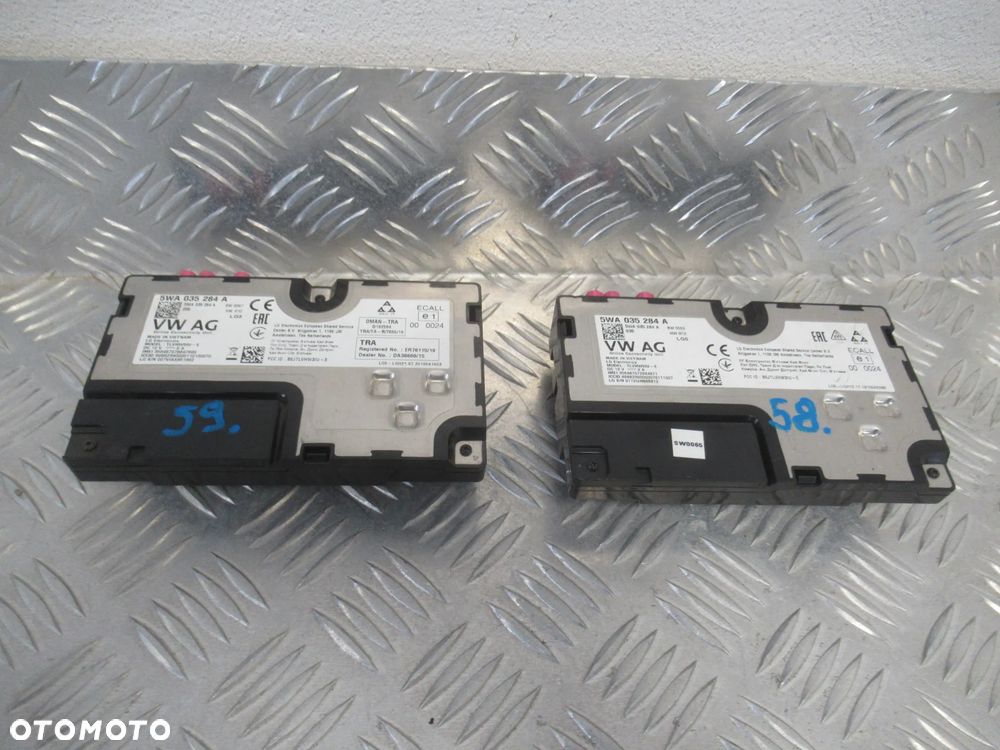 MODUŁ STEROWNIK ONLINE VW SKODA SEAT 5WA035284A - 1