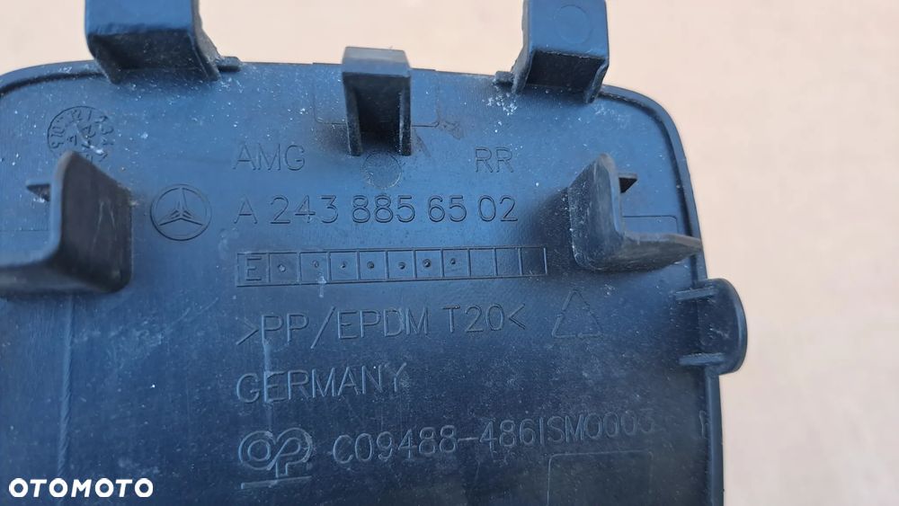 MERCEDES EQB ZAŚLEPKA ZDERZAKA TYŁ AMG A2438856502 CHROM - 3