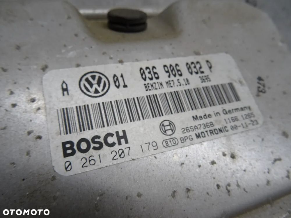 VW GOLF IV HB 3D 97-06 1.4B STEROWNIK KOMPUTER SILNIKA 036906032P - 3