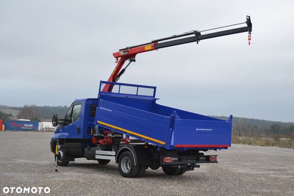 Iveco 72-180 72C18 Nowy 3-stronny WYWROT Kiper Wywrotka Żuraw HDS HC 45A2 SALON PL - 2